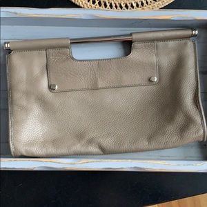 Banana Republic Oversized Leather Clutch